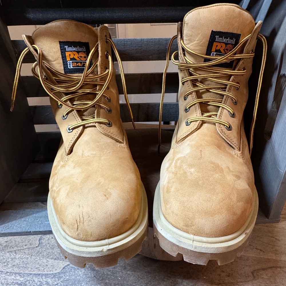 Men’s Timberland PRO 24/7 Steel Toe Boots, size 12W - Picture 9 of 9